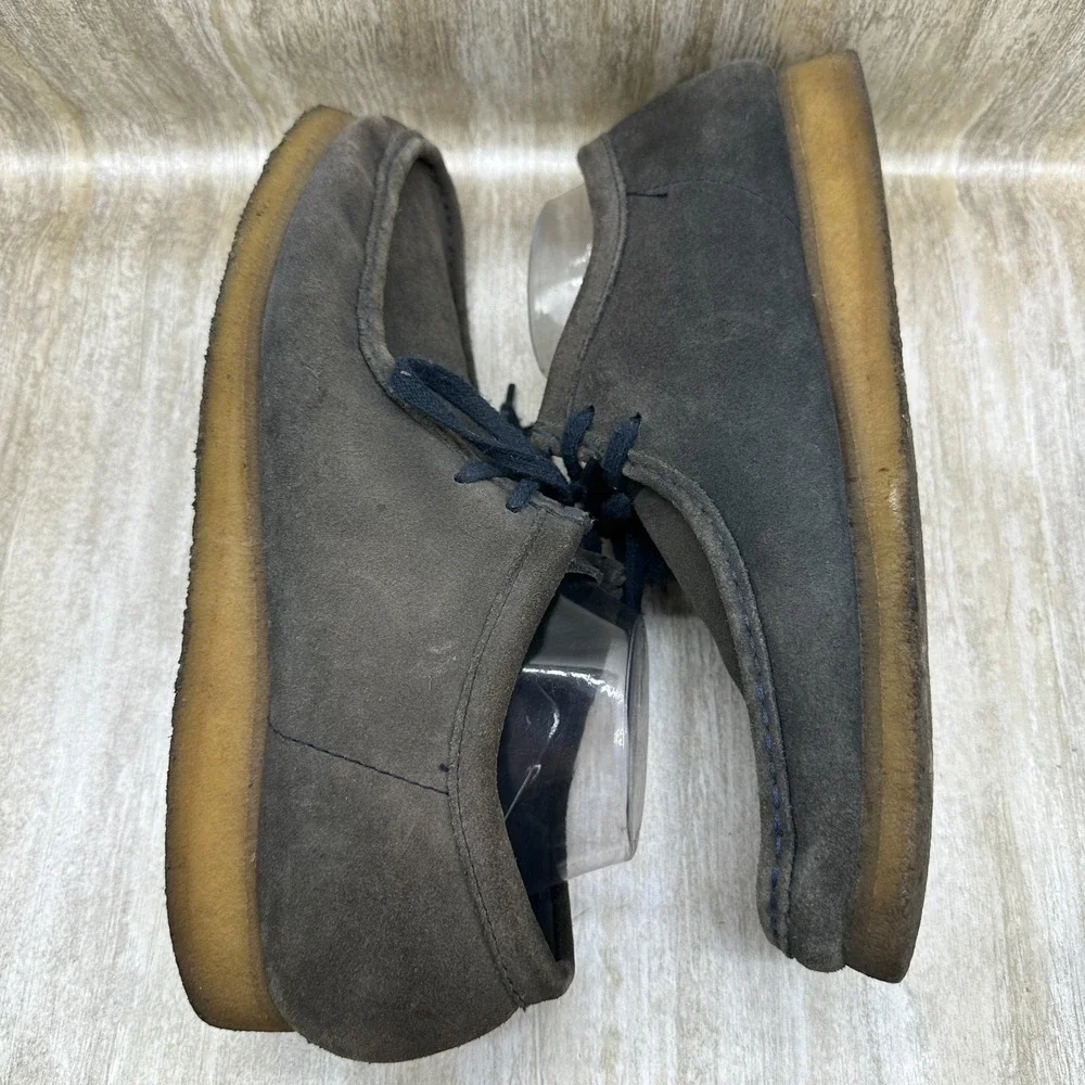 Clarks Originals Mens WALLABEE Boot Shoes Moccasin Sz US 13 Gray Suede‎